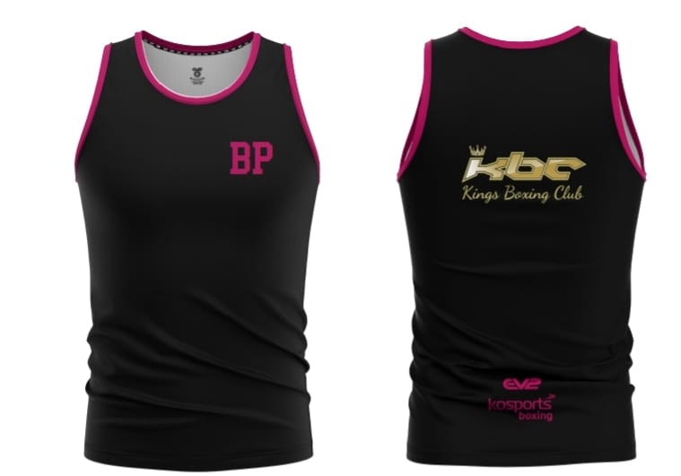 Black & Pink BP Boxing Vest