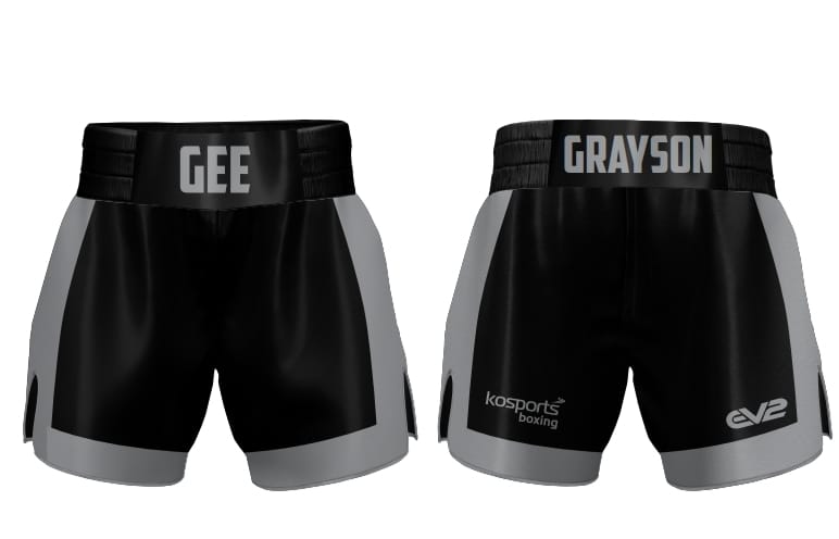 Black & Grey GG Boxing Shorts