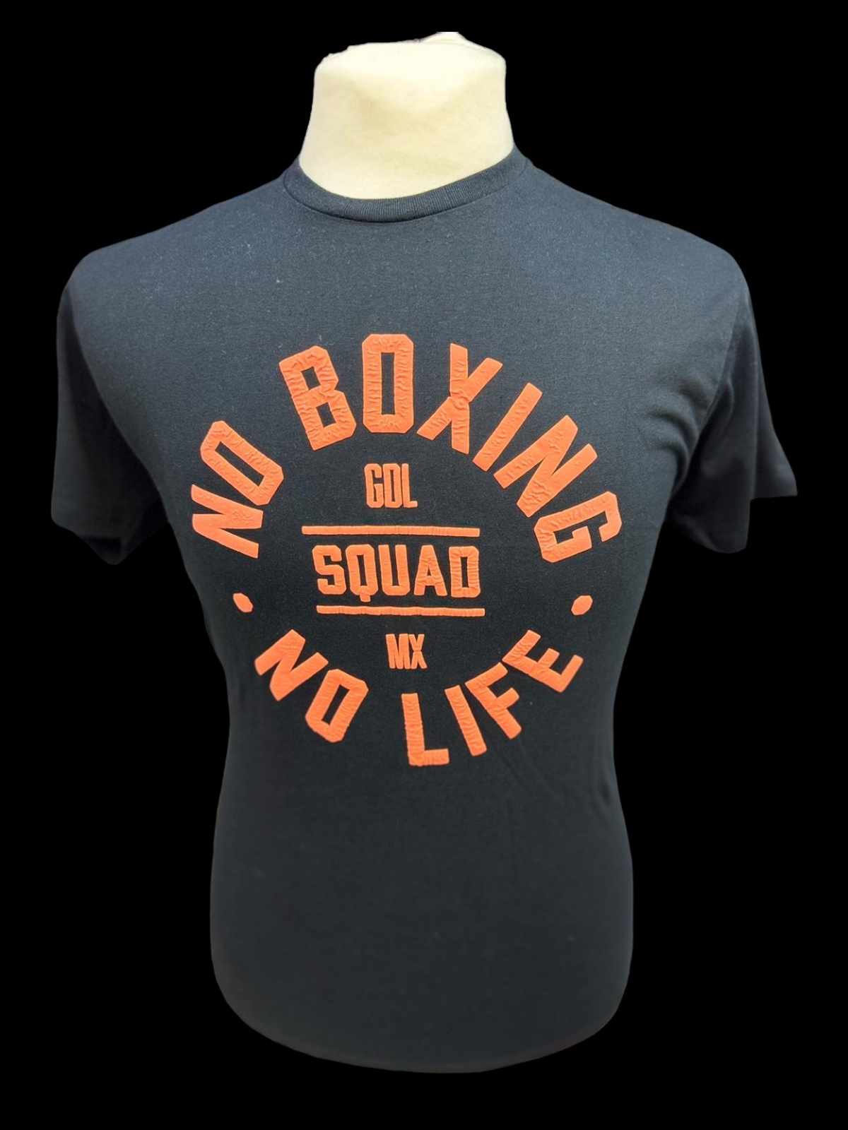 OFFICIAL NO BOXING NO LIFE - T Shirt Black/Orange – KO Sports UK