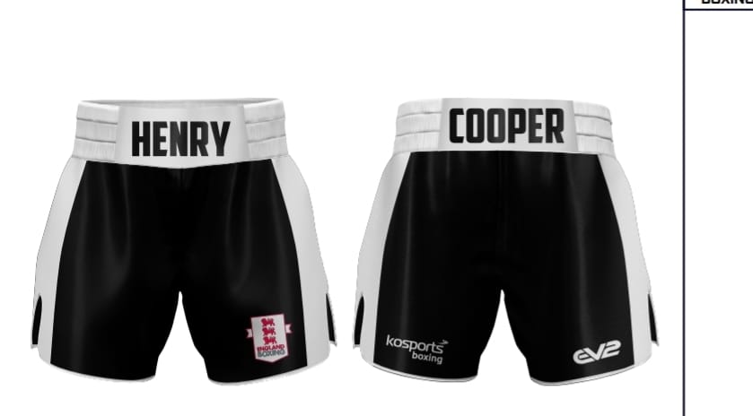 Black & White HC Boxing Shorts