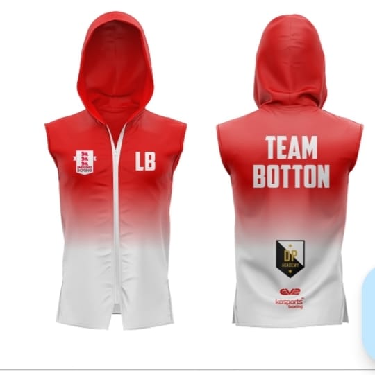 White & Red LB Boxing Jacket
