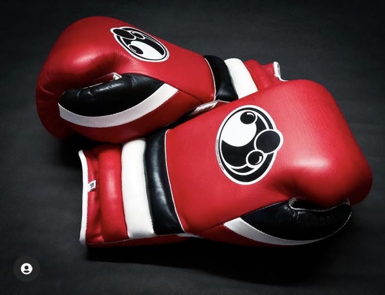 GRANT Boxing Glove  Red / White / Black - Lace