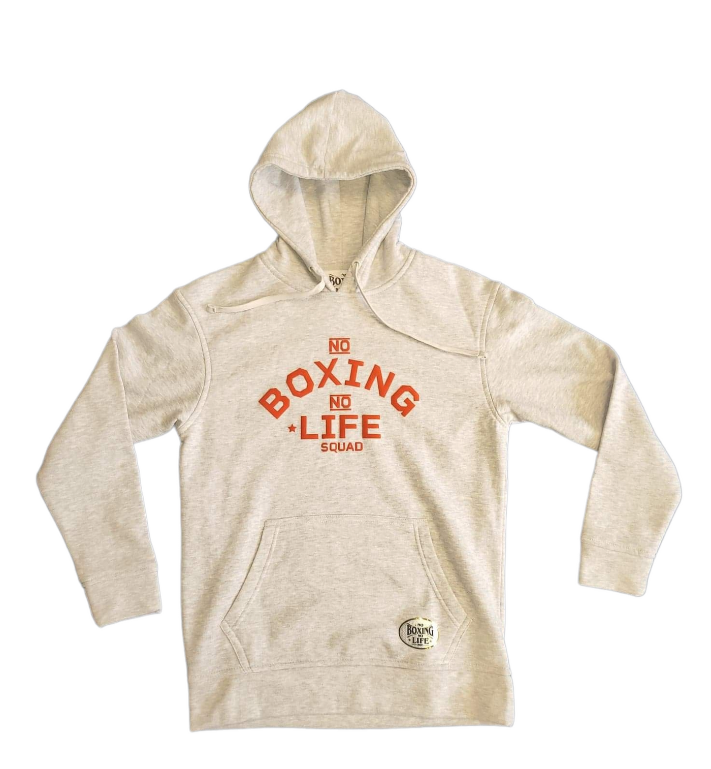 OFFICIAL NO BOXING NO LIFE - Hoodie Grey/ Red