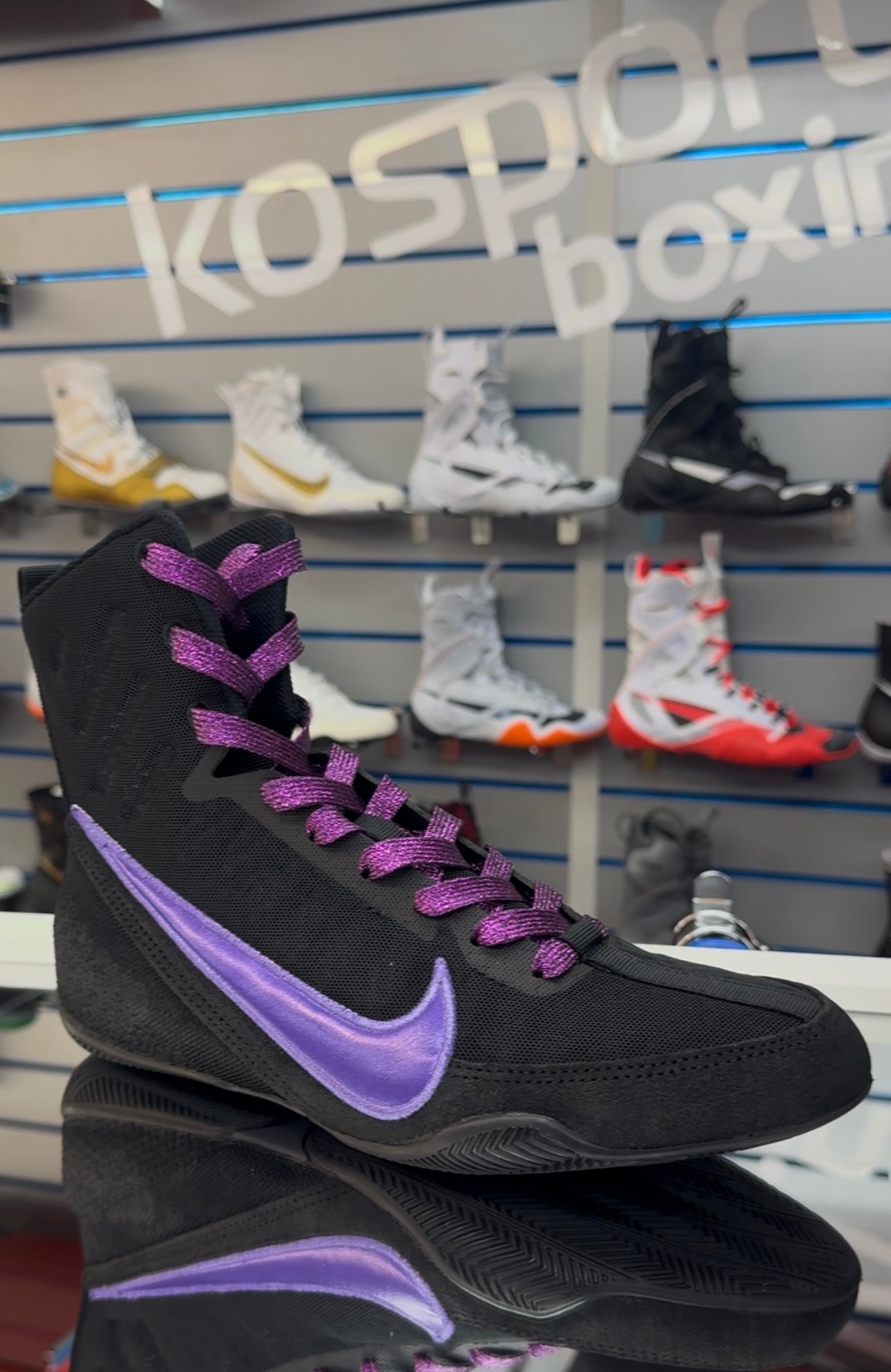 Custom Nike Machomai 3.0 MIDNIGHT Fight Shoes