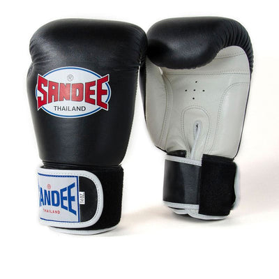 SANDEE Authentic Velcro Two Tone Boxing Gloves