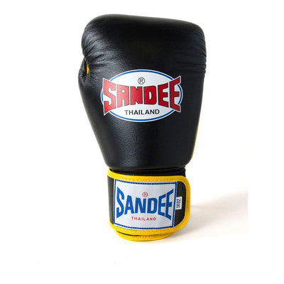 SANDEE Authentic Velcro Two Tone Boxing Gloves