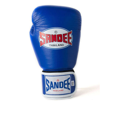 SANDEE Authentic Velcro Two Tone Boxing Gloves