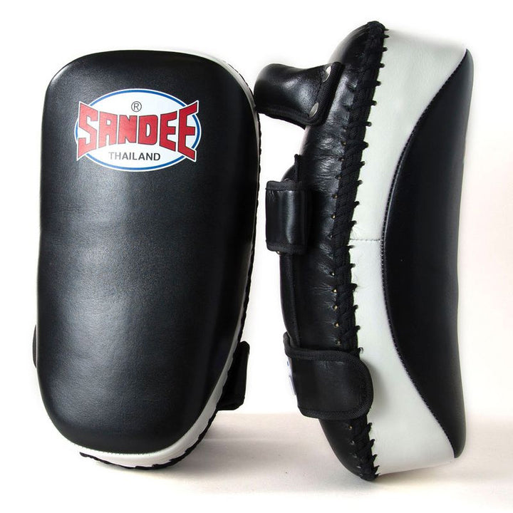 Sandee Curved Thai Leather Kick Pads