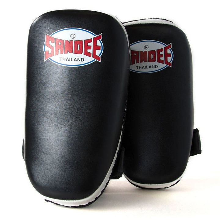 Sandee Curved Thai Leather Kick Pads