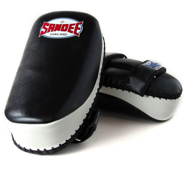 Sandee Curved Thai Leather Kick Pads