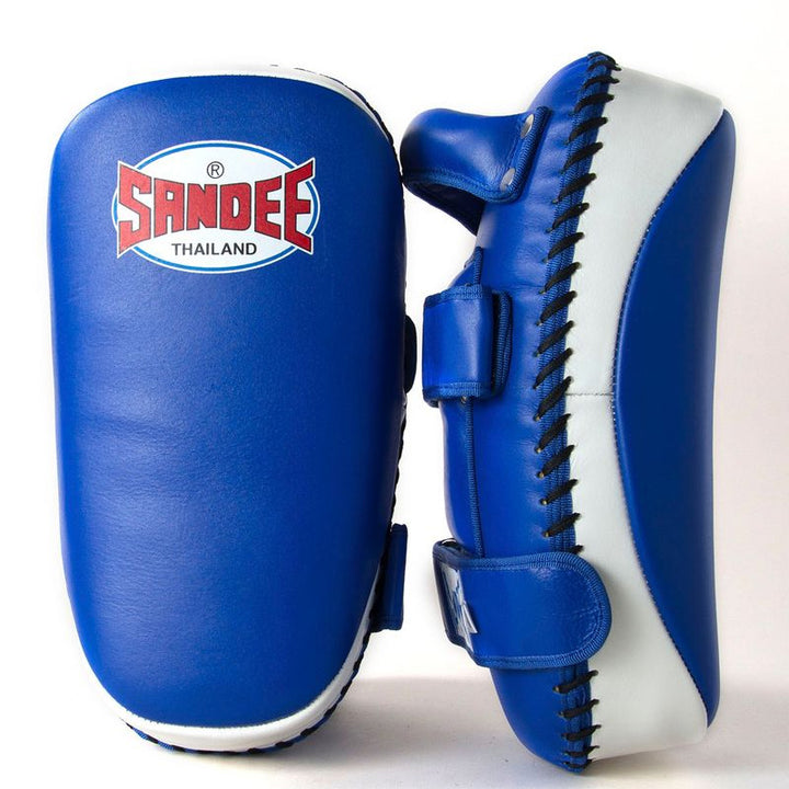 Sandee Curved Thai Leather Kick Pads