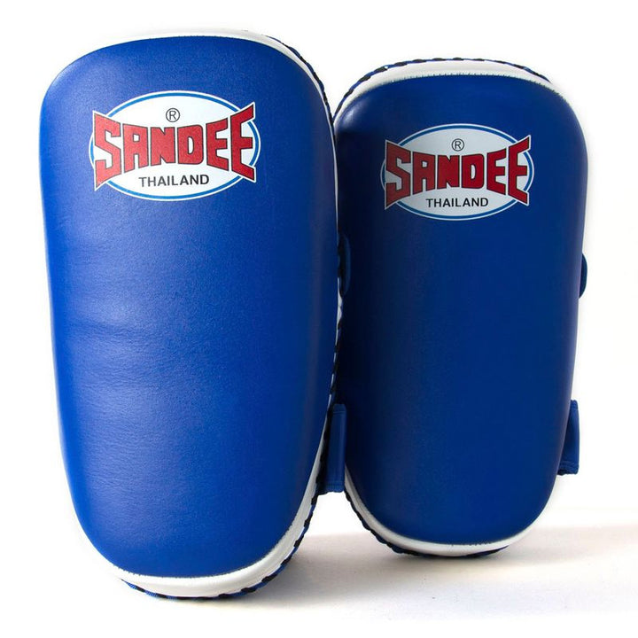 Sandee Curved Thai Leather Kick Pads