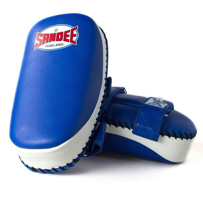 Sandee Curved Thai Leather Kick Pads