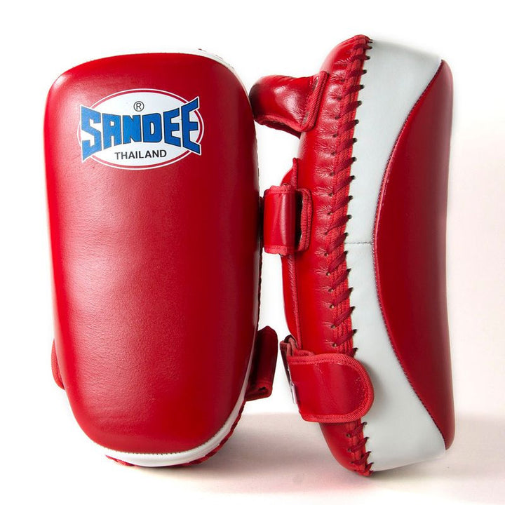 Sandee Curved Thai Leather Kick Pads