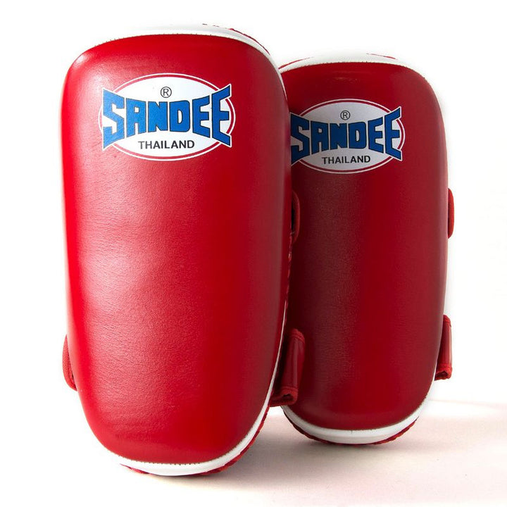 Sandee Curved Thai Leather Kick Pads