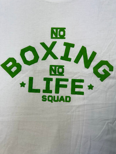 OFFICIAL NO BOXING NO LIFE - T Shirt White/Green