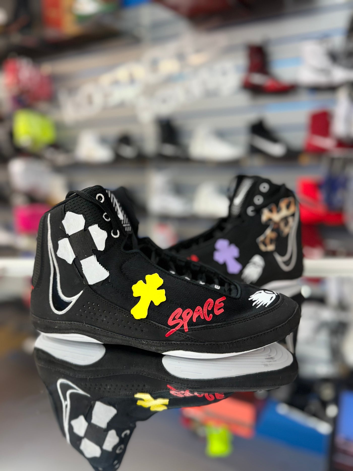 Custom Nike Inflict HEART Fight Shoes