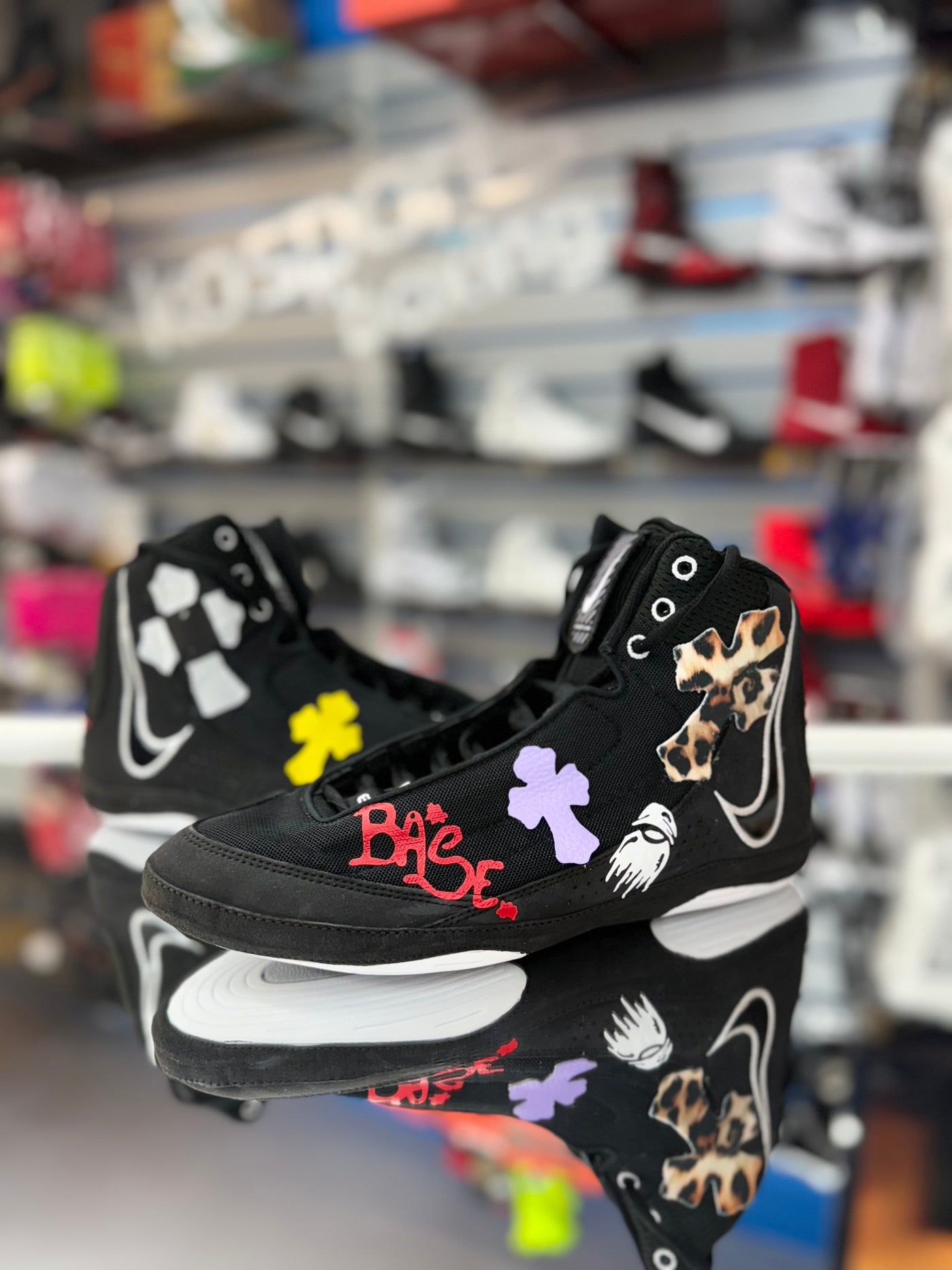 Custom Nike Inflict HEART Fight Shoes