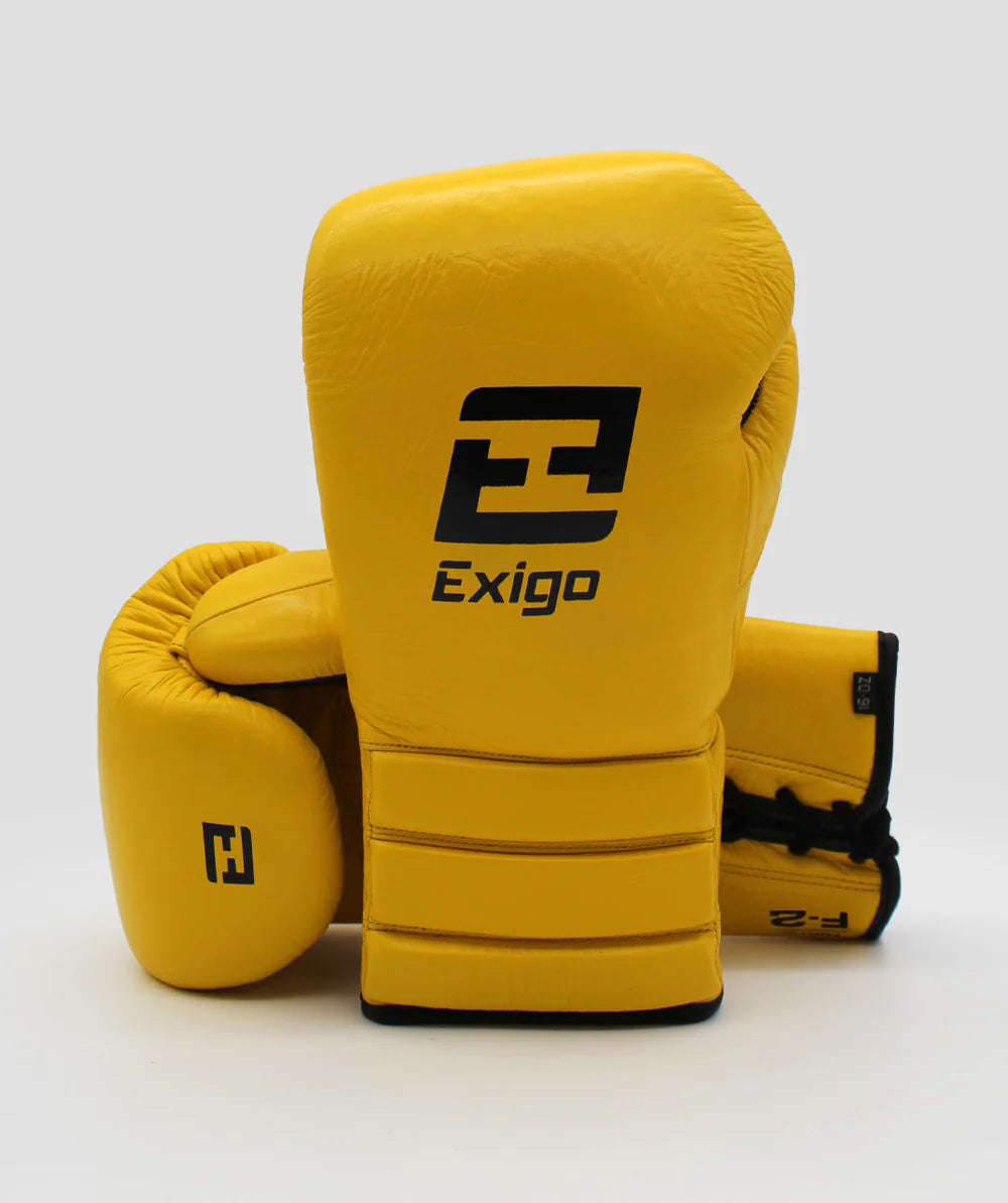 Exigo F2 Fortis Leather Lace Sparring Gloves