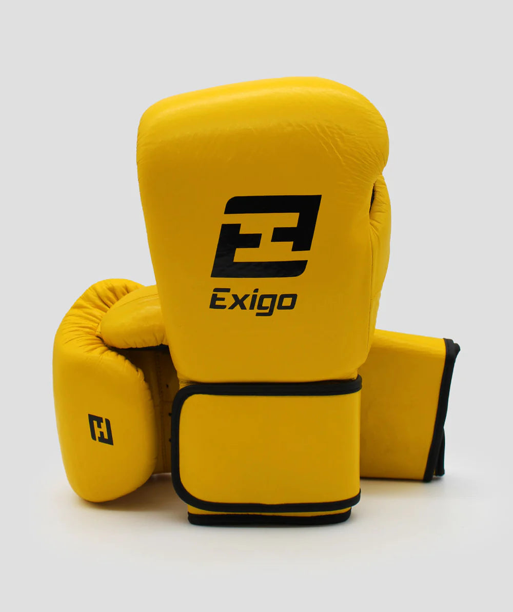 Exigo F2 Fortis Leather Strap Sparring Gloves