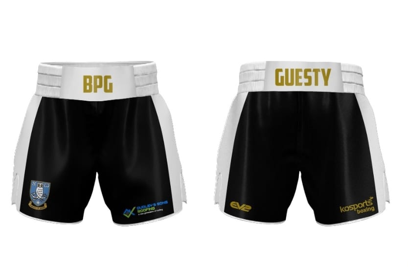 Black & White BPG Boxing Shorts