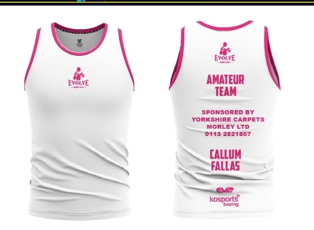 White & Pink CF Boxing Vest