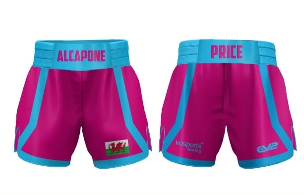 Pink & Blue AP Boxing Shorts