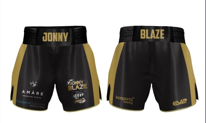 Black & Gold JB Boxing Shorts