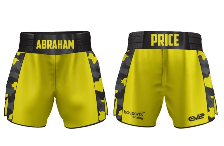 Yellow & Camo AP Boxing Shorts
