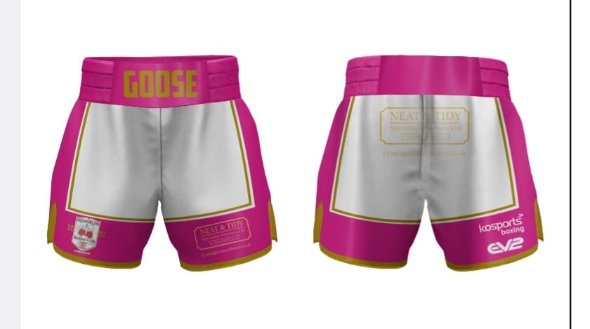 Pink & White G Boxing Shorts
