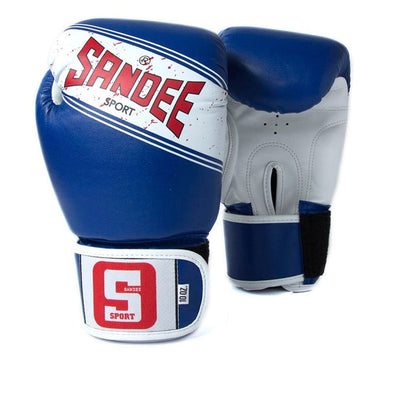 SANDEE Sport Velcro 2 Tone Boxing Gloves