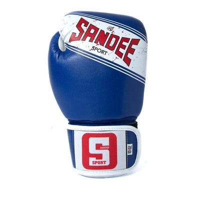 SANDEE Sport Velcro 2 Tone Boxing Gloves