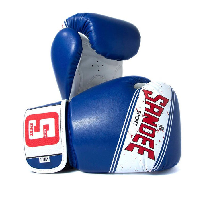 SANDEE Sport Velcro 2 Tone Boxing Gloves