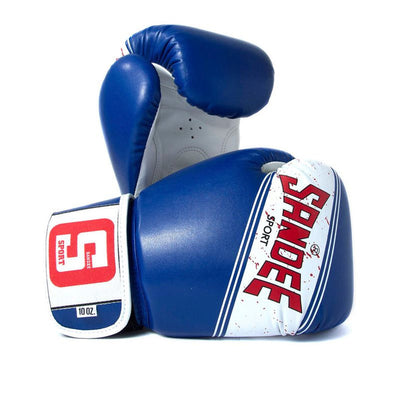 SANDEE Sport Velcro 2 Tone Boxing Gloves