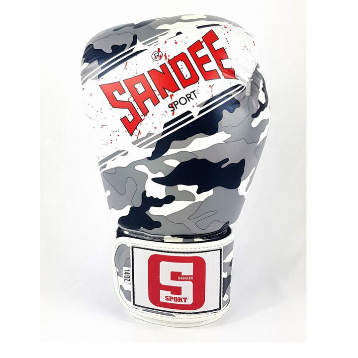 SANDEE Sport Velcro 2 Tone Boxing Gloves