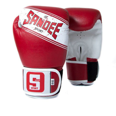 SANDEE Sport Velcro 2 Tone Boxing Gloves