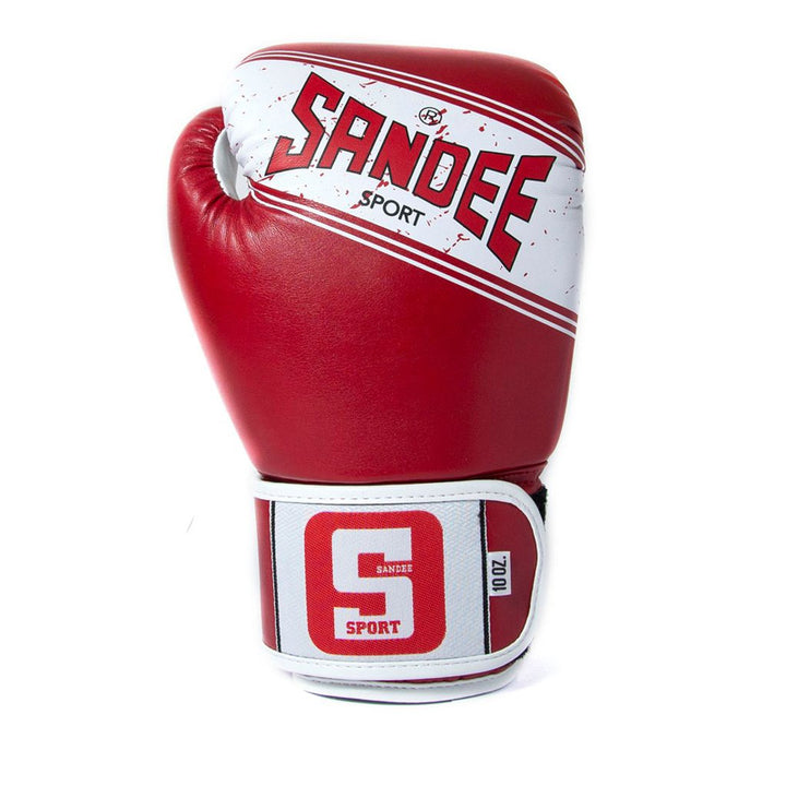 SANDEE Sport Velcro 2 Tone Boxing Gloves