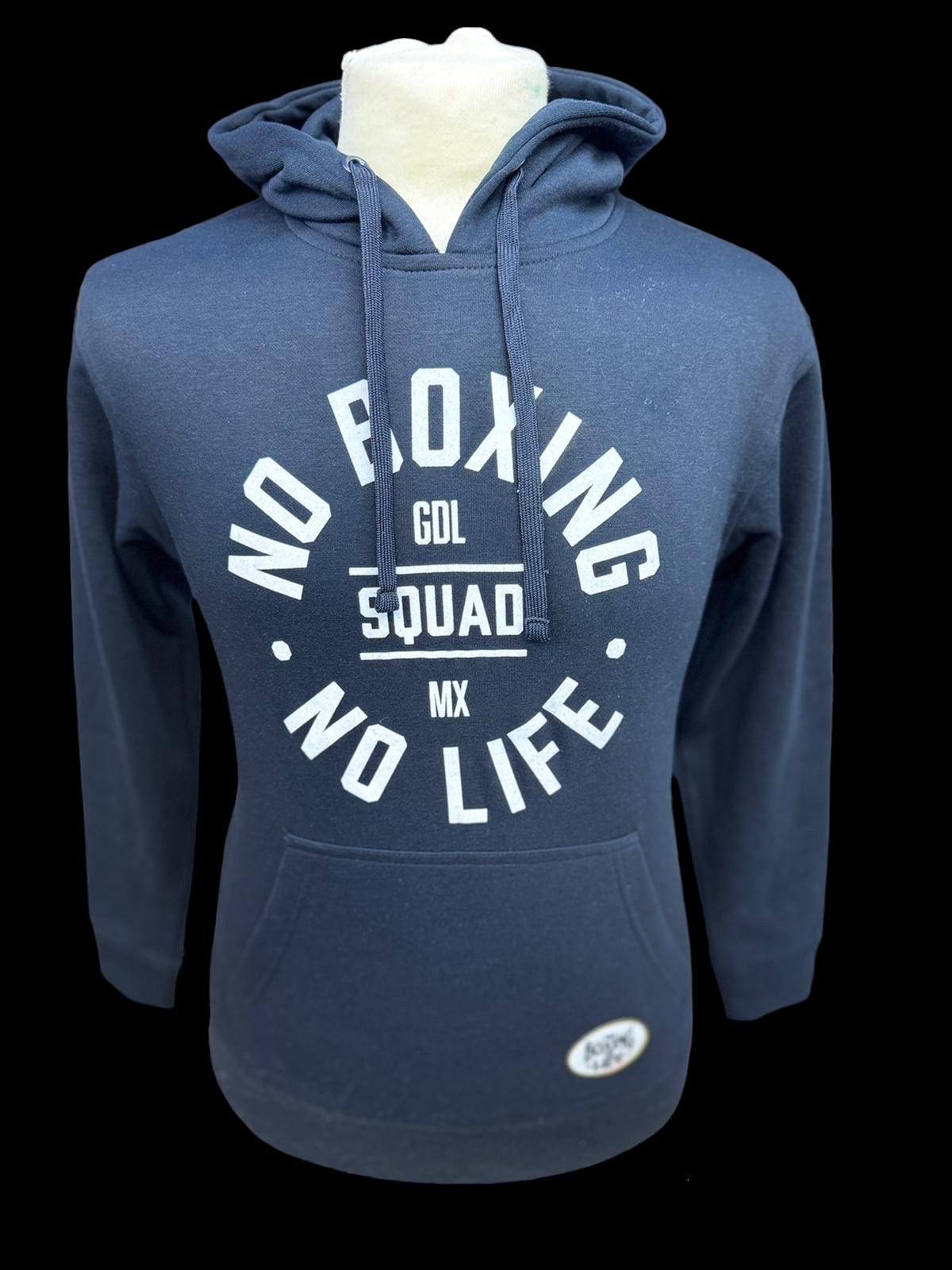 Official No Boxing No Life GDL MX SQUAD Hoodie - Black/White
