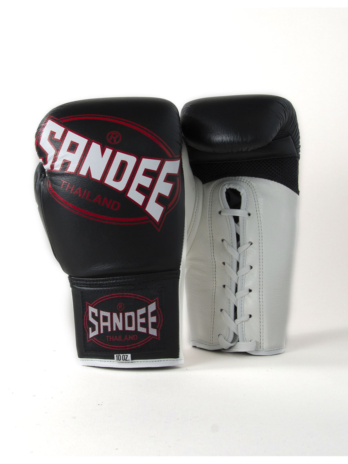 Sandee Cool-Tec Lace Up Pro Fight Leather Boxing Glove