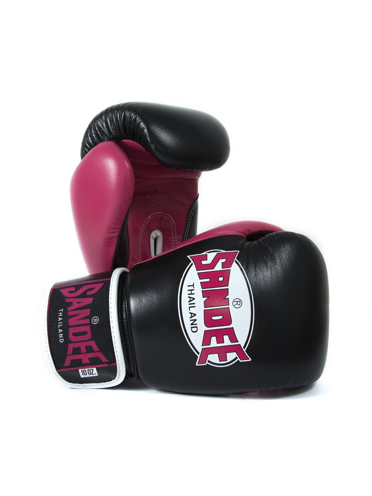 Sandee Neon Velcro Leather Boxing Glove