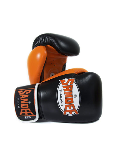 Sandee Neon Velcro Leather Boxing Glove