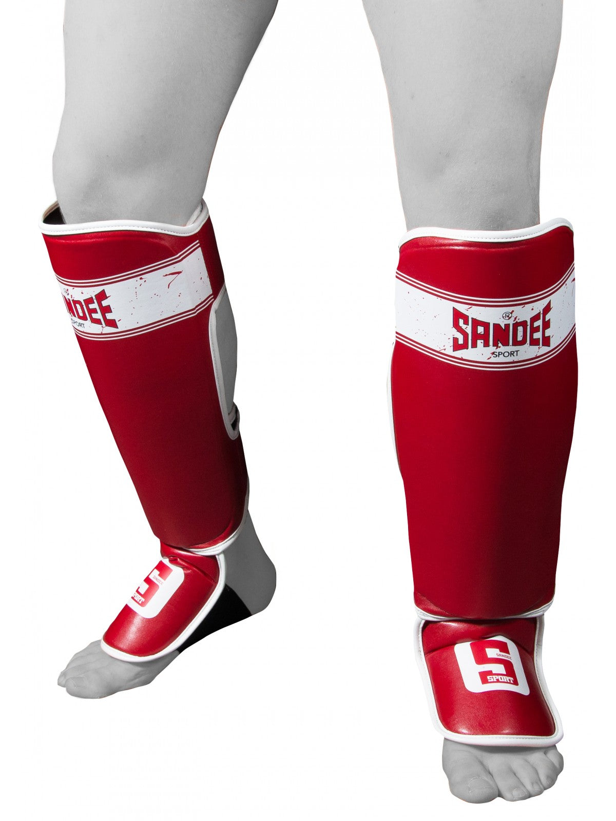 Sandee Sport Velcro Synthetic Leather Boot Shinguard