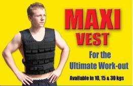 Maxivest Weighted Vest 30kg SPECIAL OFFER