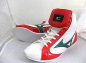 Mizuno Boxing Boots White / Green / Red