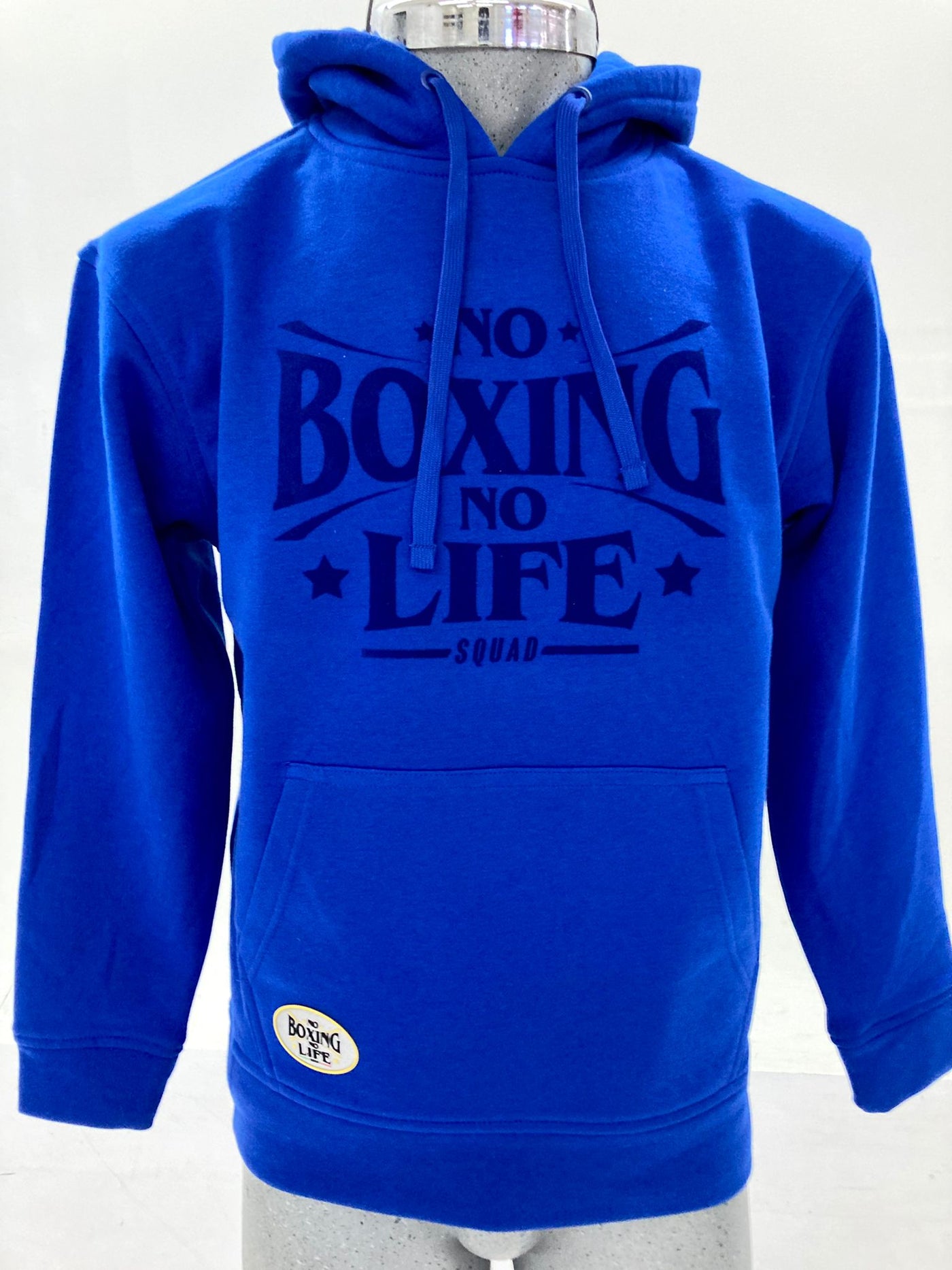 NO BOXING NO LIFE - Hoodie Azure Blue