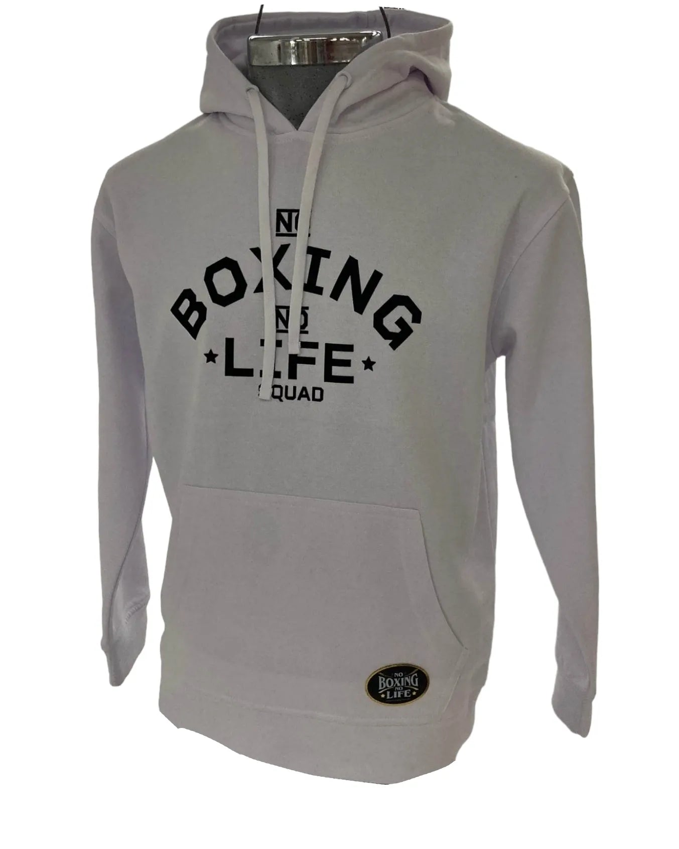 No Boxing No Life Hoodie - White/ Black