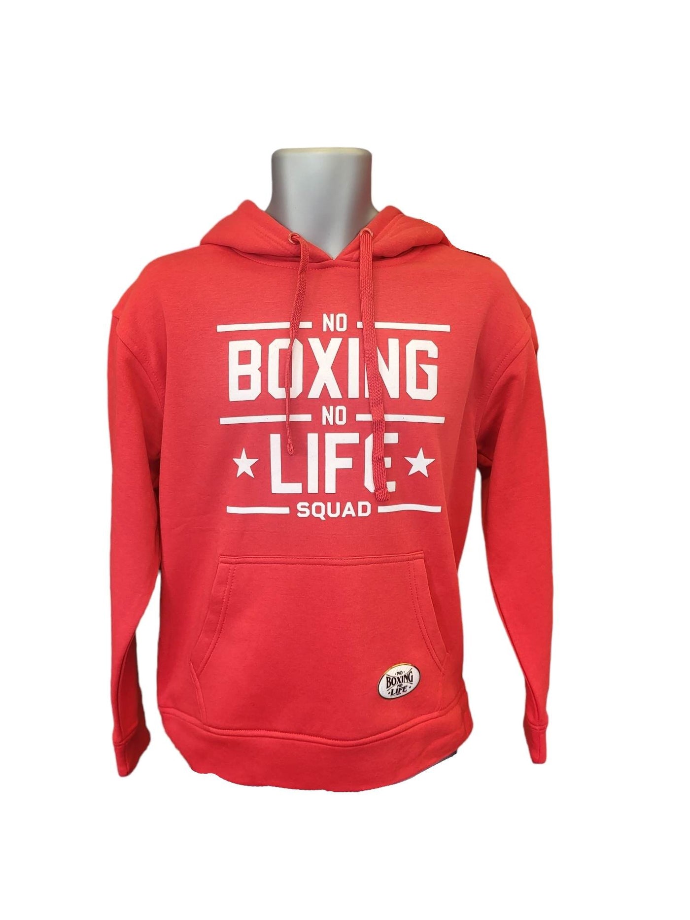 Official No Boxing No Life Hoodie - Red/ White